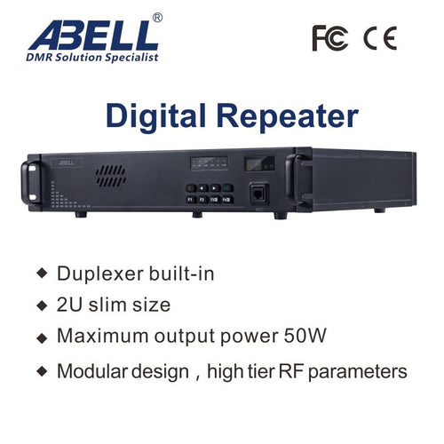 DMR UHF Repeater Radio Base Station ABELL R-80 UHF Walkie Talkie Repeater Radio Performance Is Consistent SLR5300 SLR5500